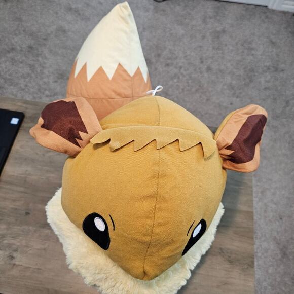 Pokemon Eevee Plush Squishy Toy 20" Toy Factory Large Stuffed Animal Nintendo - Picture 6 of 13